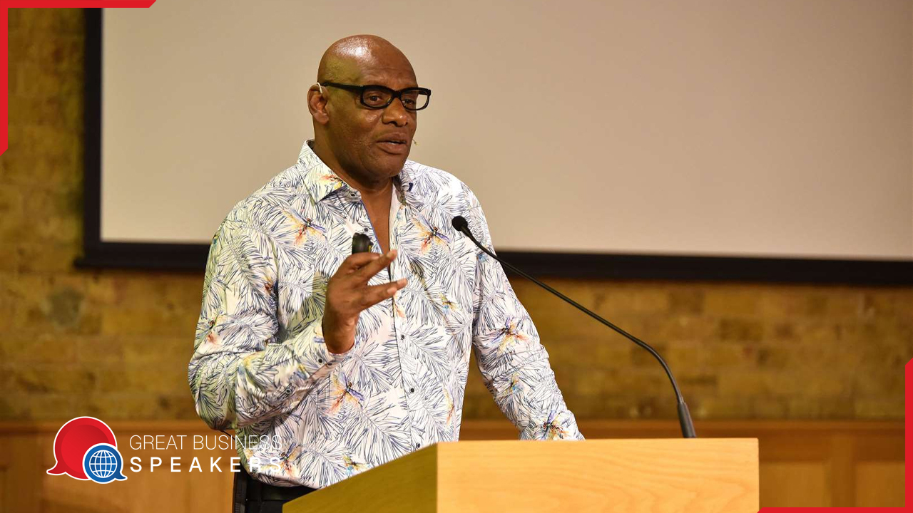 Shaun Wallace hire broadcaster speaker book at agent Great Business Speakers