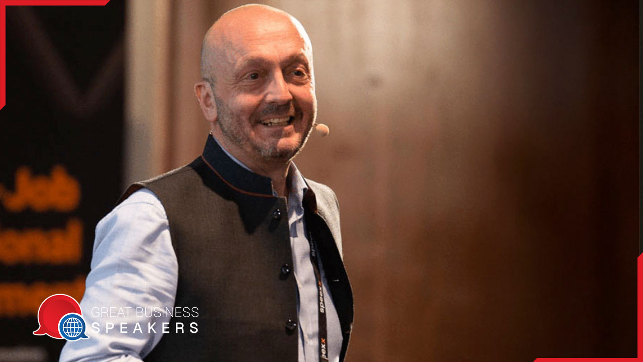 Stefaan Van Hoojdonk hire founder of the Global Curiosity Institute speaker book at agent Great Business Speakers.