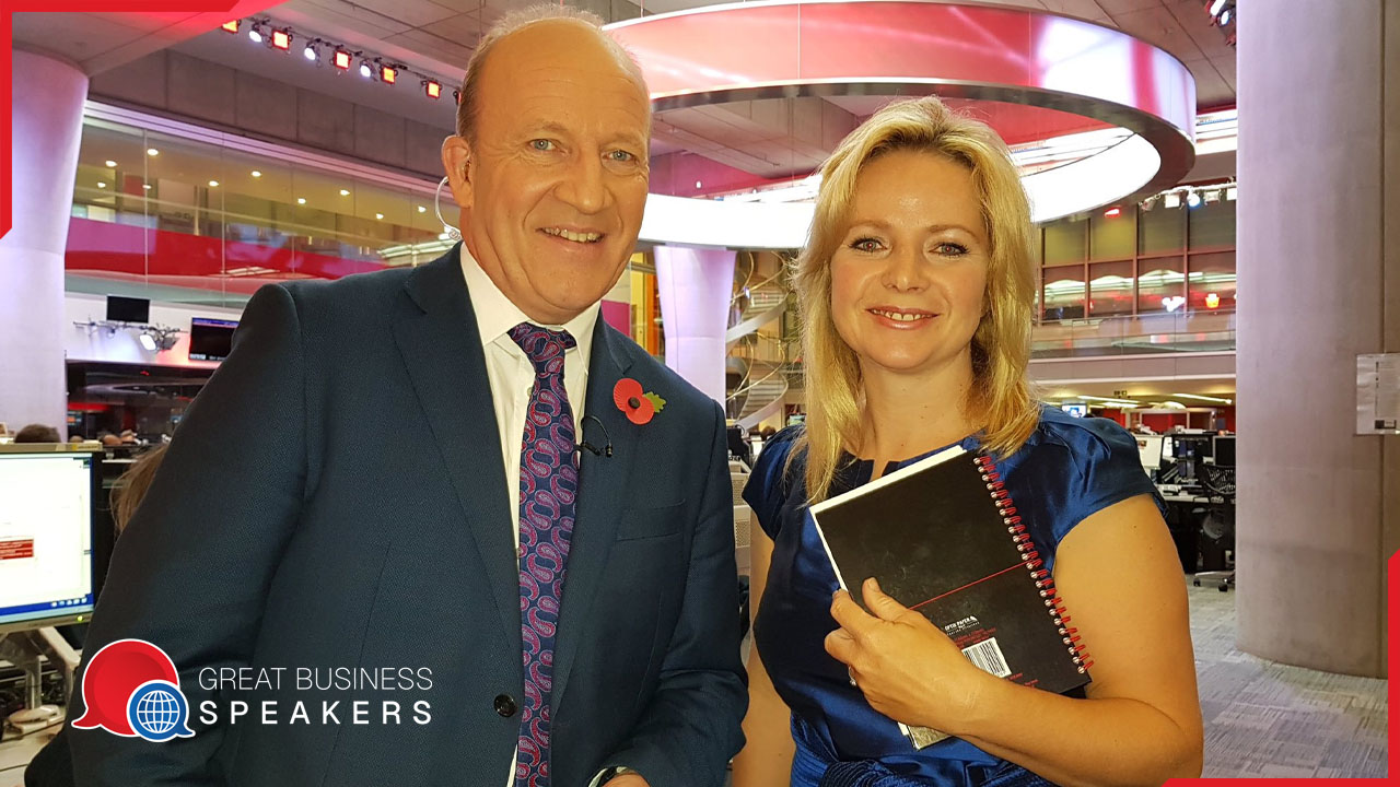 Susannah Streeter hire leading broadcaster speaker book at agent Great Business Speakers