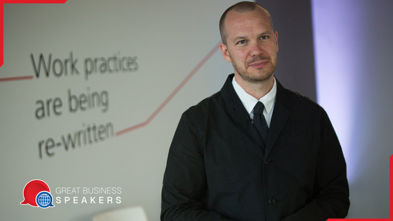 Tom Savigar hire expert in foresight speaker book at agent Great Business Speakers