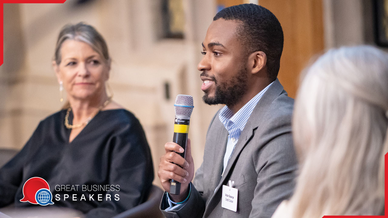 Victor Sosanya hire educational speaker book at agent Great Business Speakers