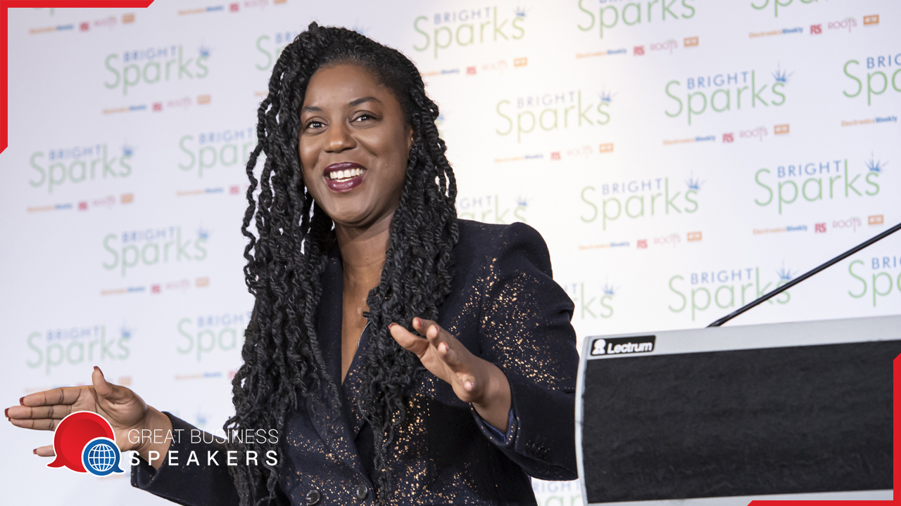 Yewande Akinola MBE hire keynote speaker book at agent Great Business Speakers