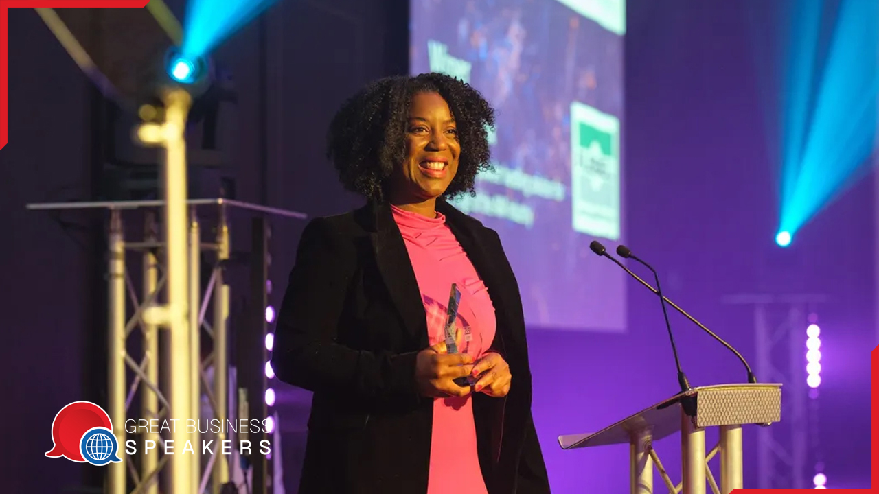 Yewande Akinola MBE hire keynote speaker book at agent Great Business Speakers