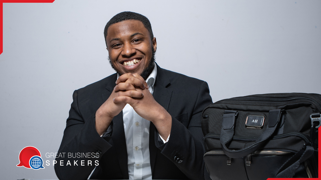 Akil Hunte hire lawyer speaker book at agent Great Business Speakers