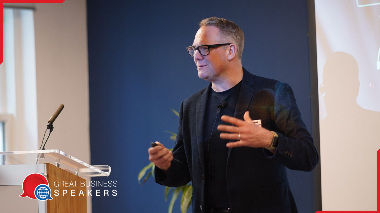 Ant Morse hire keynote speaker book at agent Great Business Speakers
