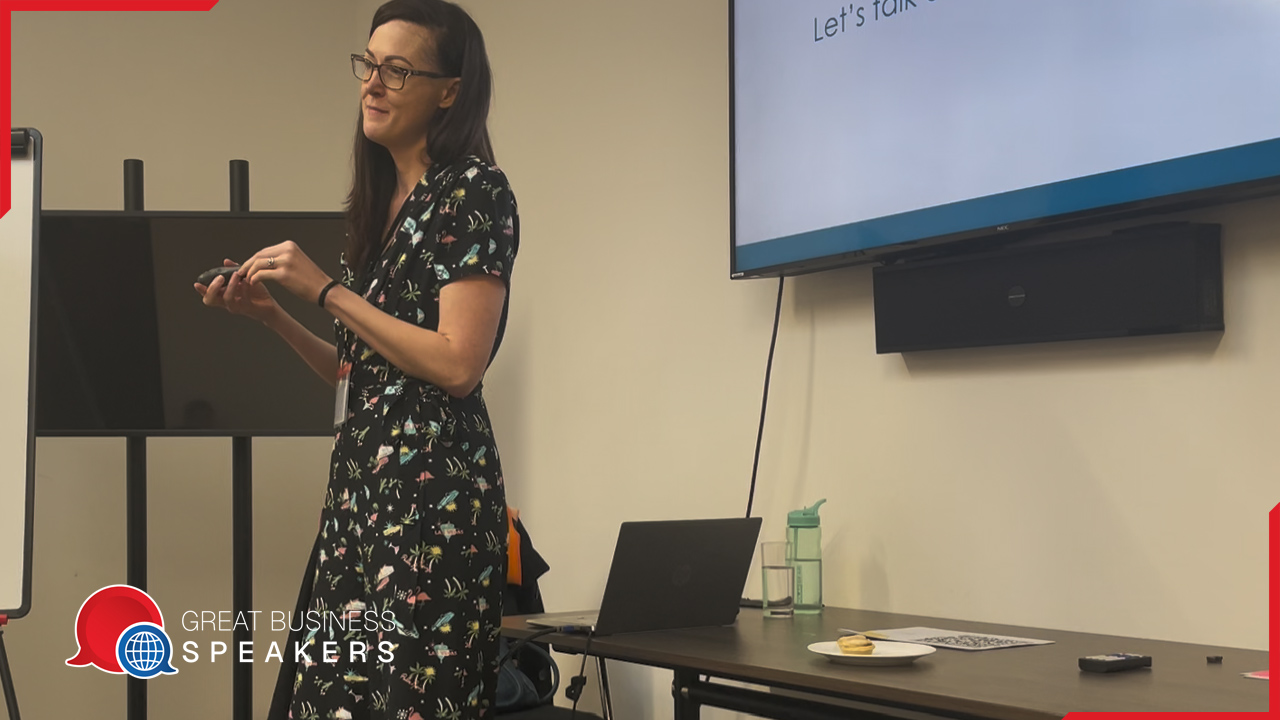 Clare Kenny hire keynote speaker book at agent Great Business Speakers