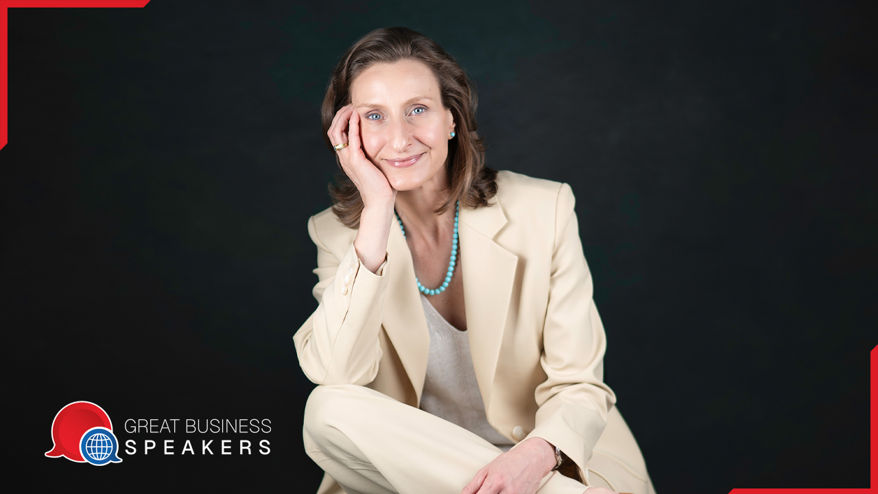 Courtney Holm hire senior leader speaker book at agent Great Business Speakers