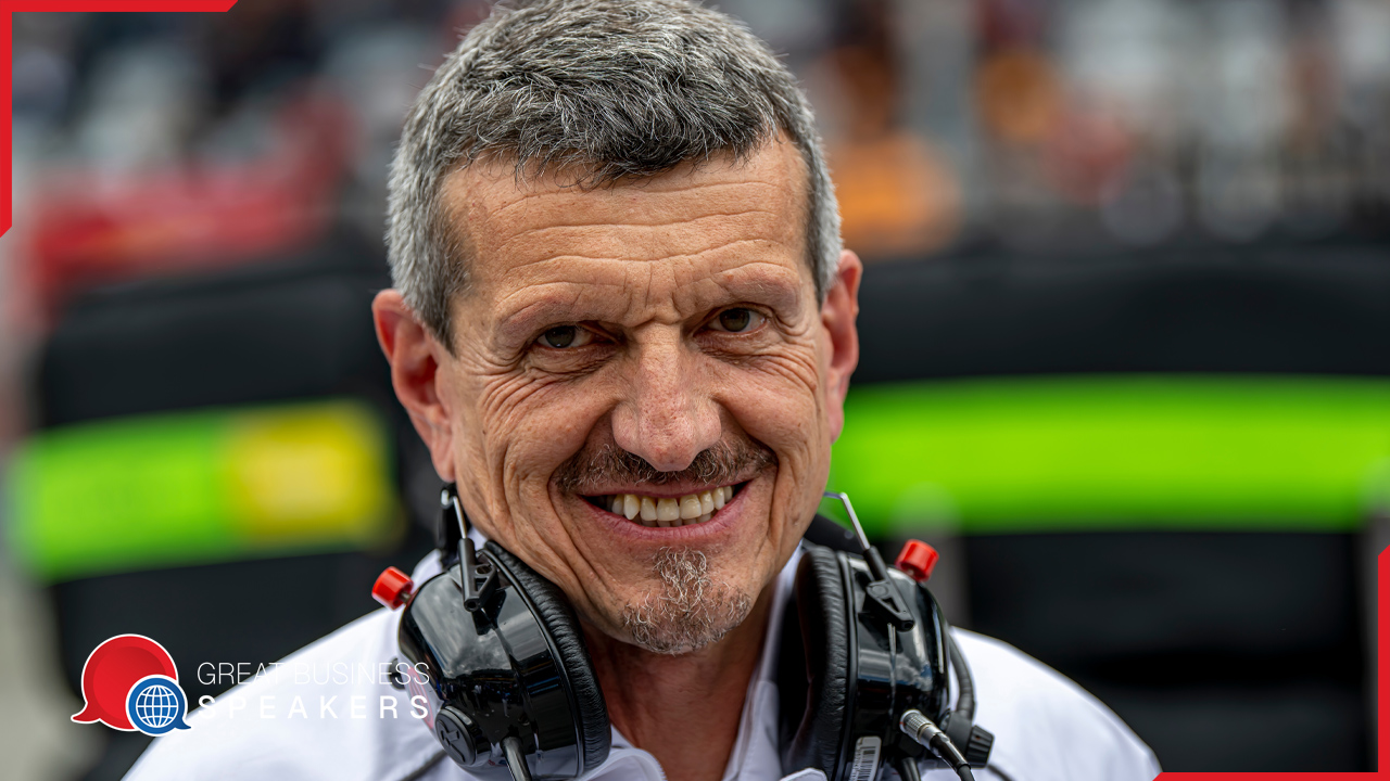 Guenther Steiner hire motor racing engineer speaker book at agent Great Business Speakers