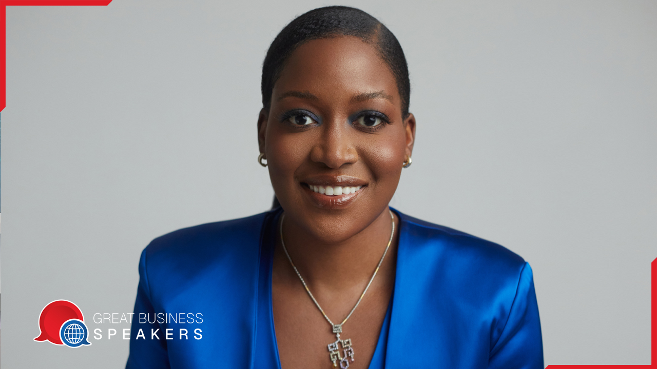 Honey Ogundeyi hire technology entrepreneur speaker book at agent Great Business Speakers.