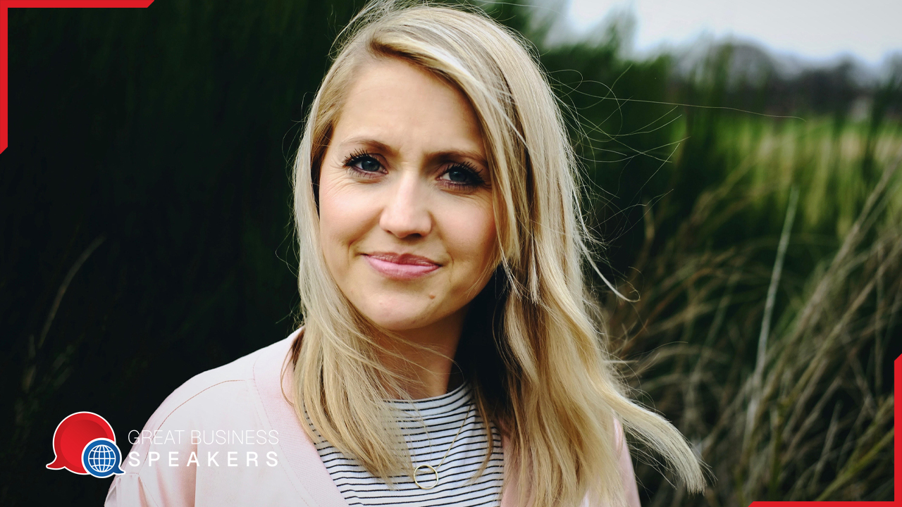 Kim Murray hire wellbeing coach speaker book at agent Great Business Speakers