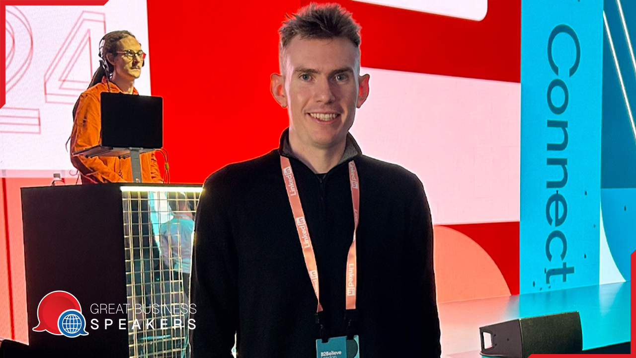 Matt Swain hire founder and CEO of Triangle speaker book at agent Great Business Speakers
