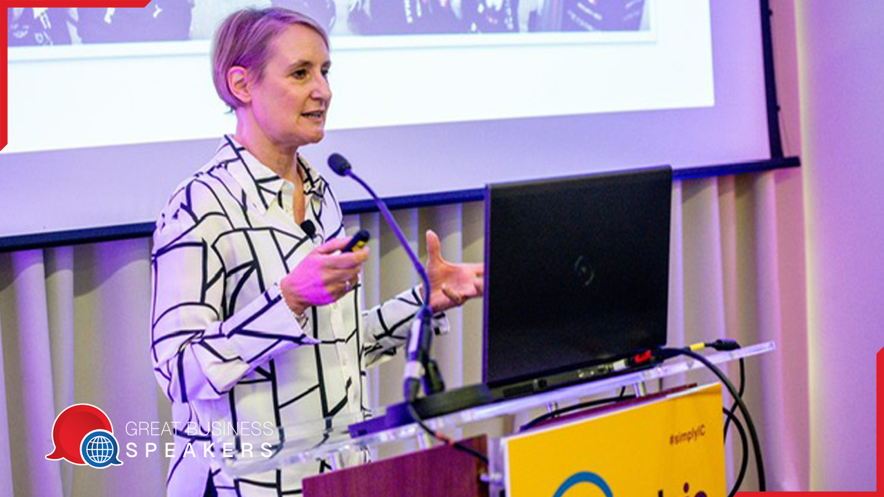 Nicole Bearne hire forefront of Formula 1 speaker book at agent Great Business Speakers