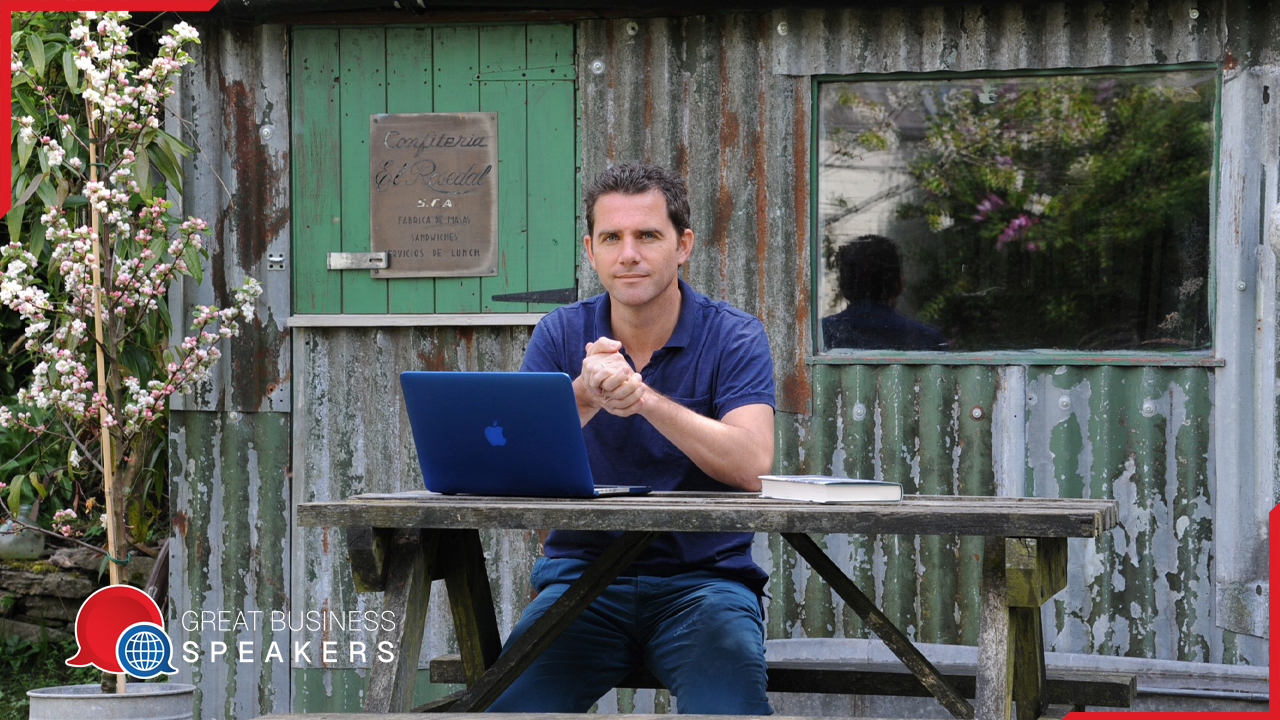 Oliver Balch hire expert on sustainability speaker book at agent Great Business Speakers