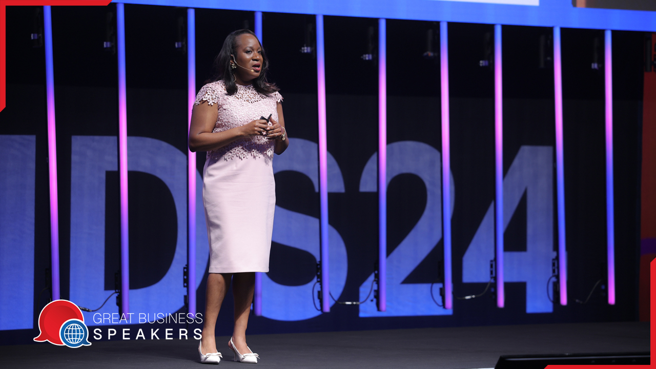 Toju Duke hire AI Speaker book at agent Great Business Speakers