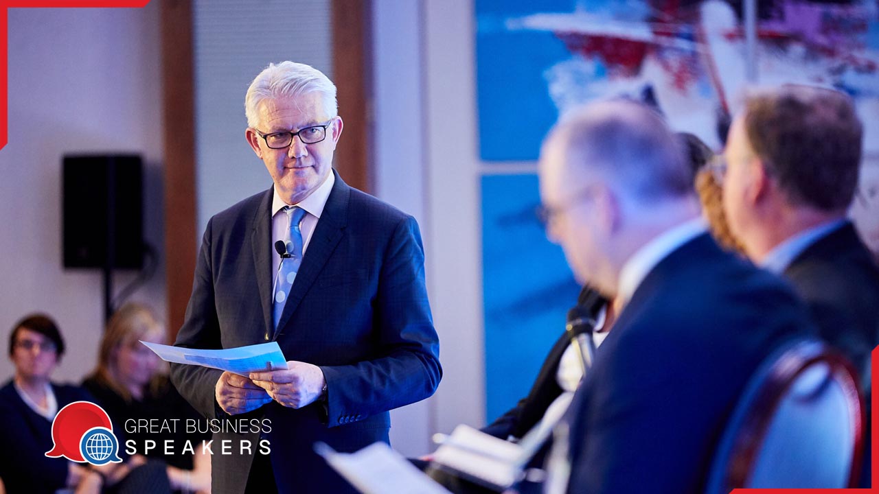 Andrew McMillan hire business speaker book at agent Great Business Speakers