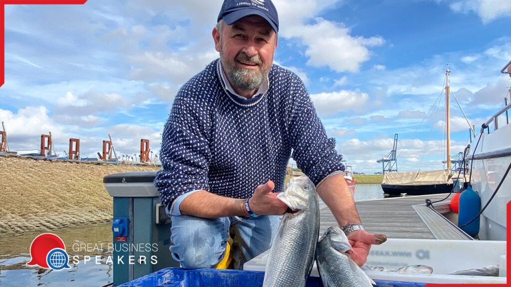Mike Warner seafood fisheries sustainability supply chain campaigner speaker book at official agent Great Business Speakers