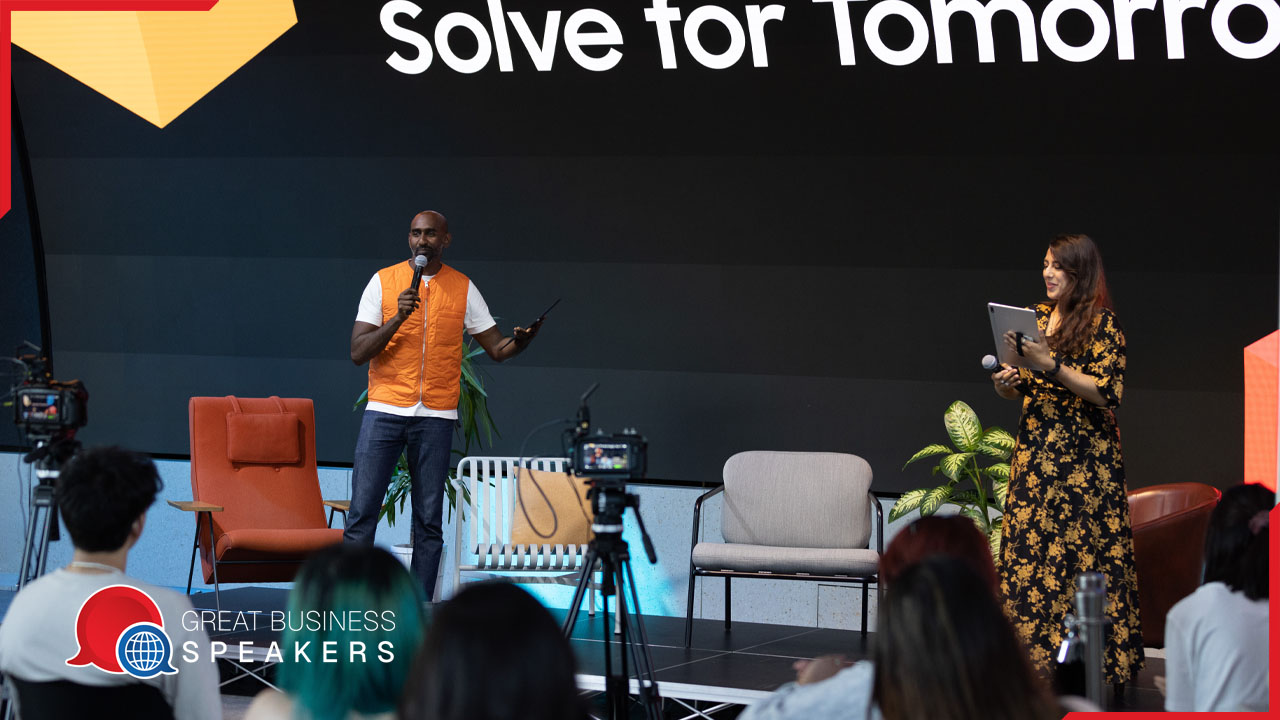 Reuben Christian hire award-winning edutainer speaker book at agent Great Business Speakers