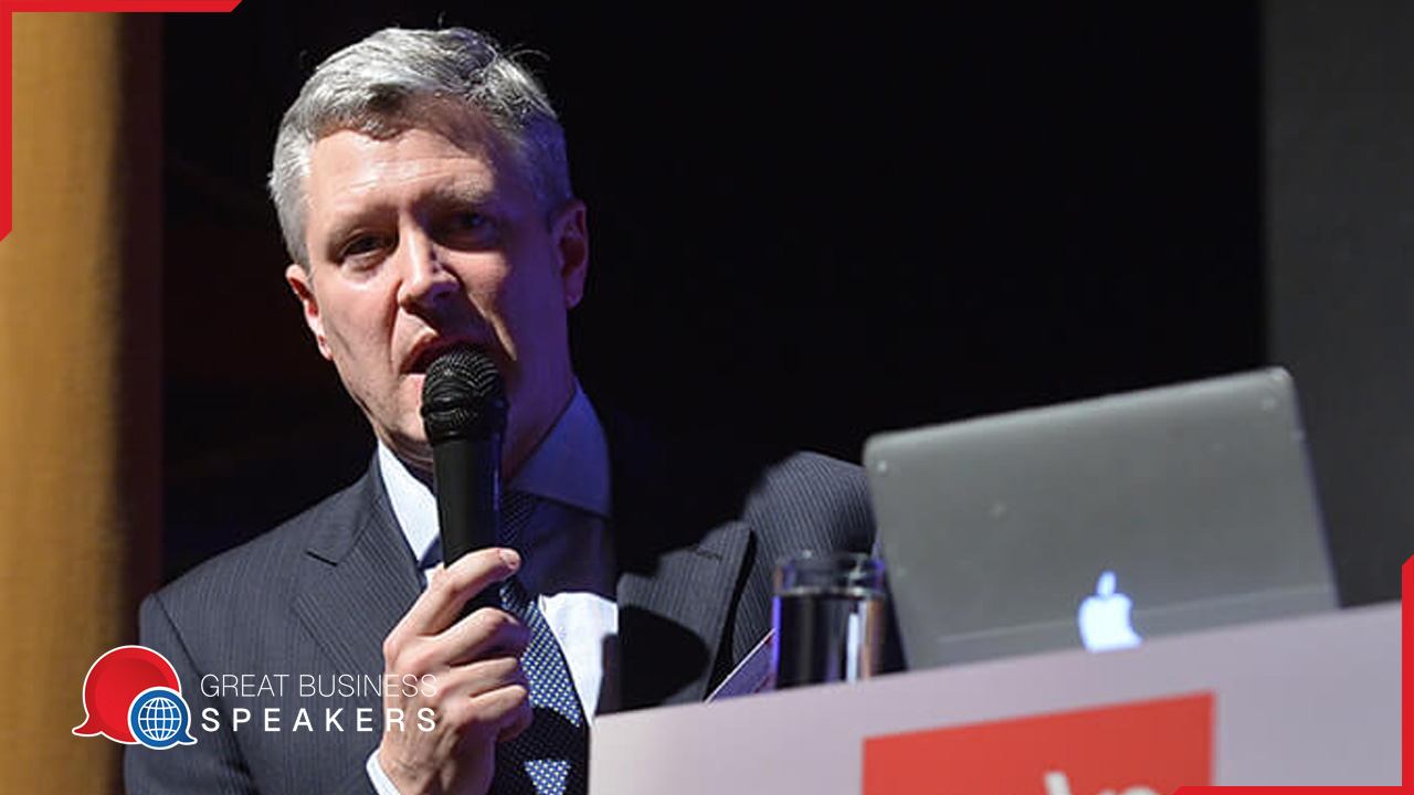 James Hardy hire Head of Global Retail speaker book at agent Great Business Speakers..