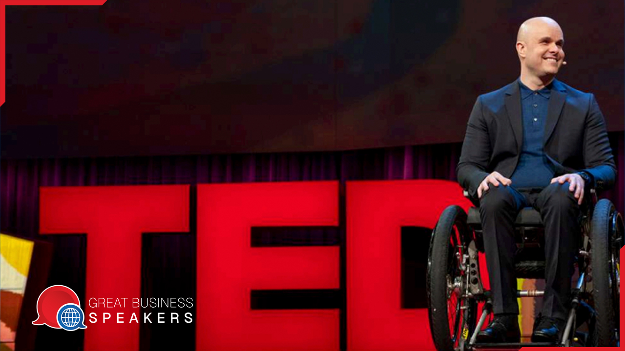 Mark Pollock hire explorer speaker book at agent Great Business Speakers