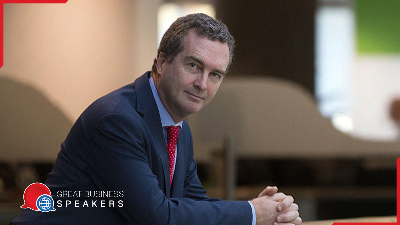 Robert Hannigan CMG hire leading authoirty on cybersecurity speaker book at agent Great Business Speakers.