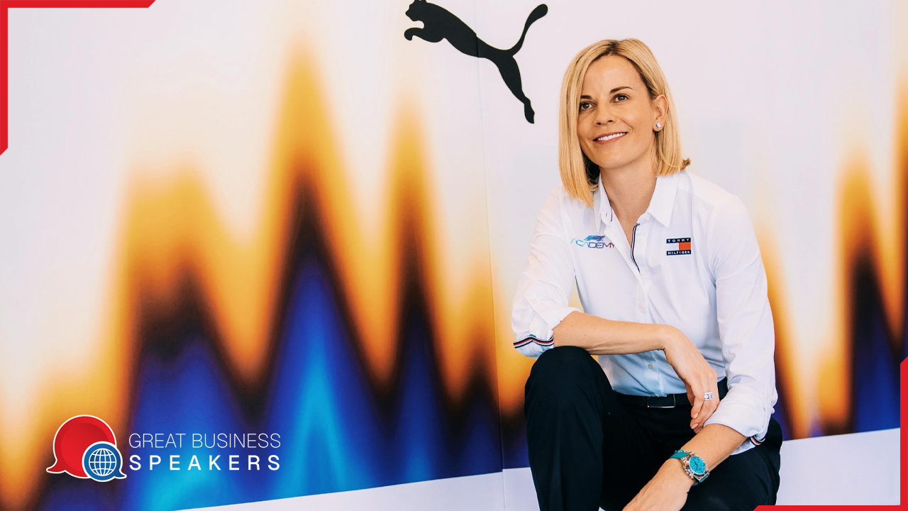 Susie Wolff hire former motorsport driver speaker book at agent Great British Speakers