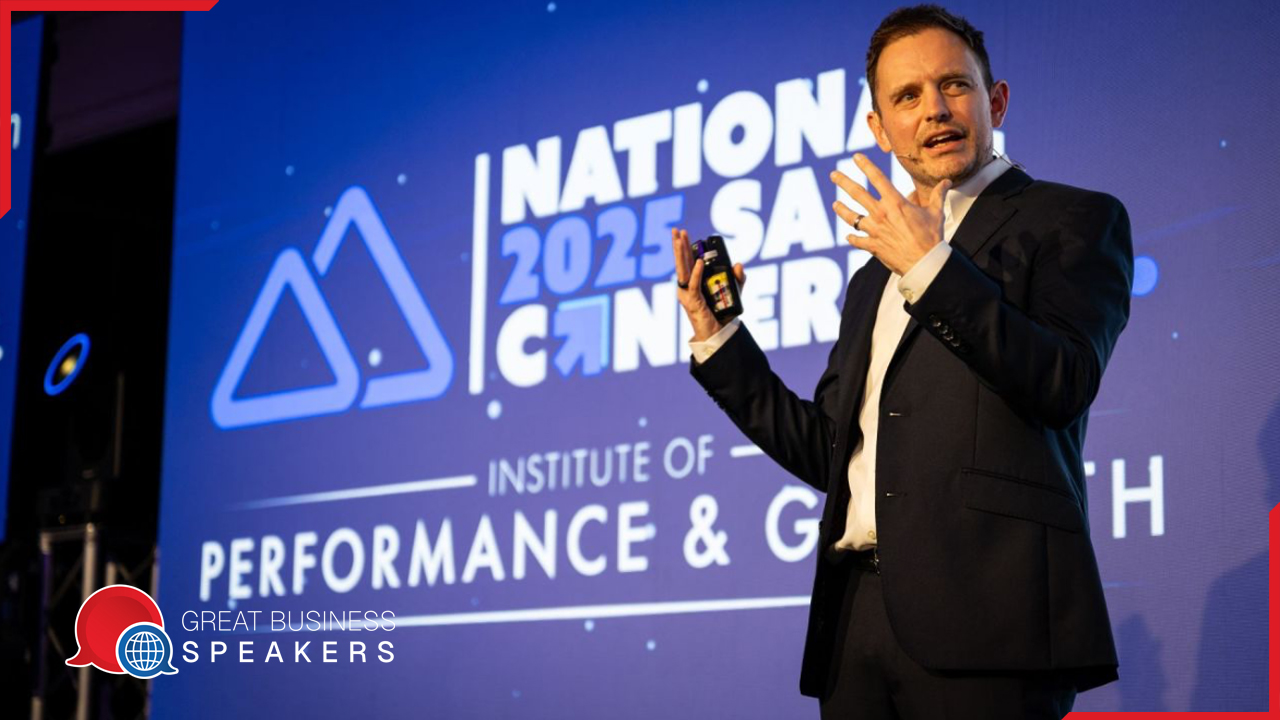 Dominic Colenso Sales pitch conference speaker book at official agent Great Business Speakers