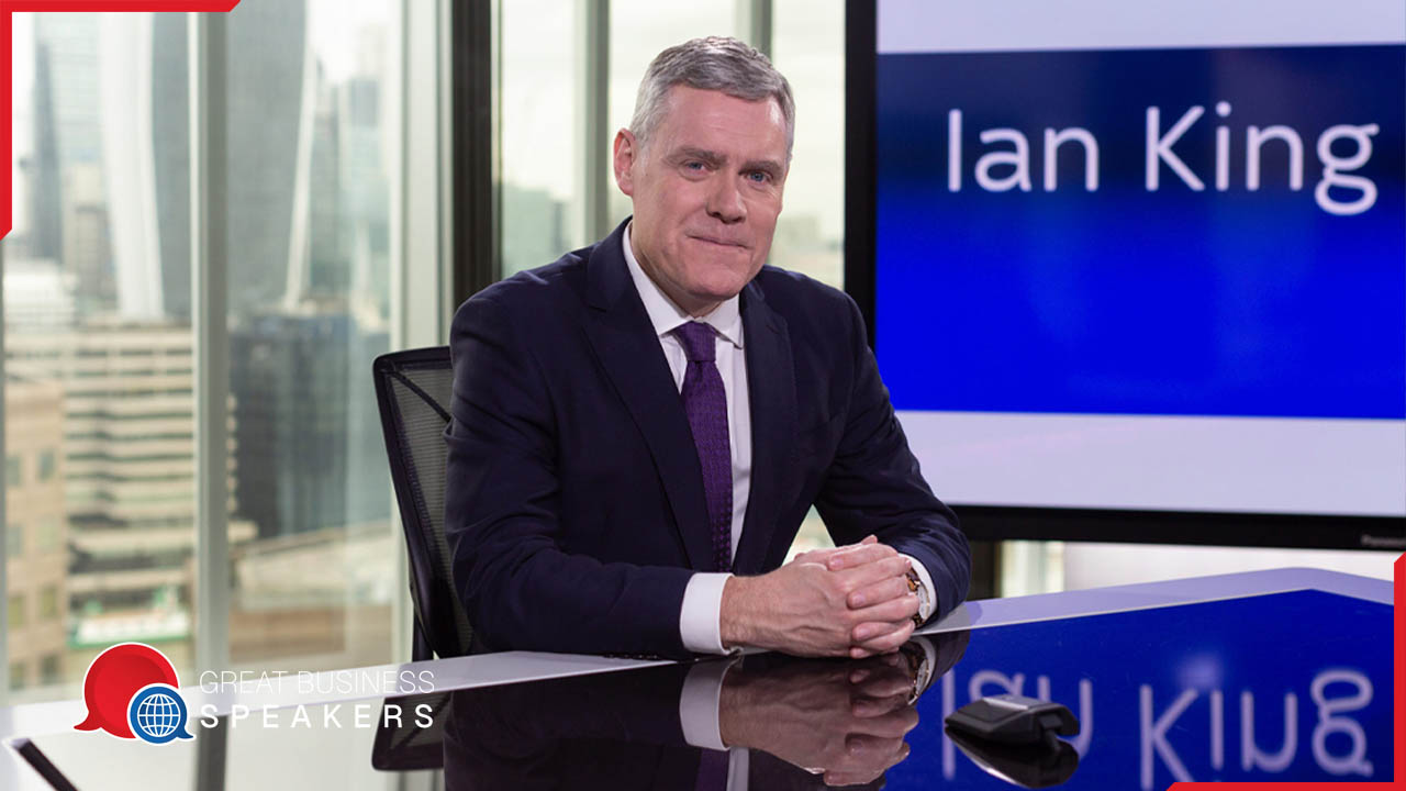 Ian King hire journalist speaker book at agent Great Business Speakers..