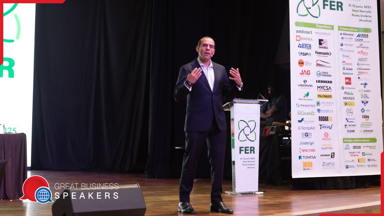 Juan Verde hire sustainability advocate speaker book at agent Great Business Speakers