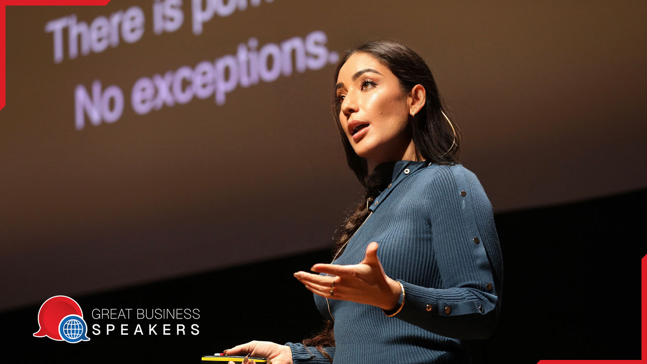 Nina Schick hire AI speaker book at agent Great Business Speakers