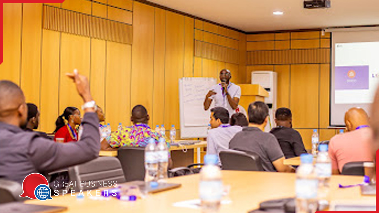 Uche Ezichi hire managment consultant speaker book at agent Great Business Speakers.