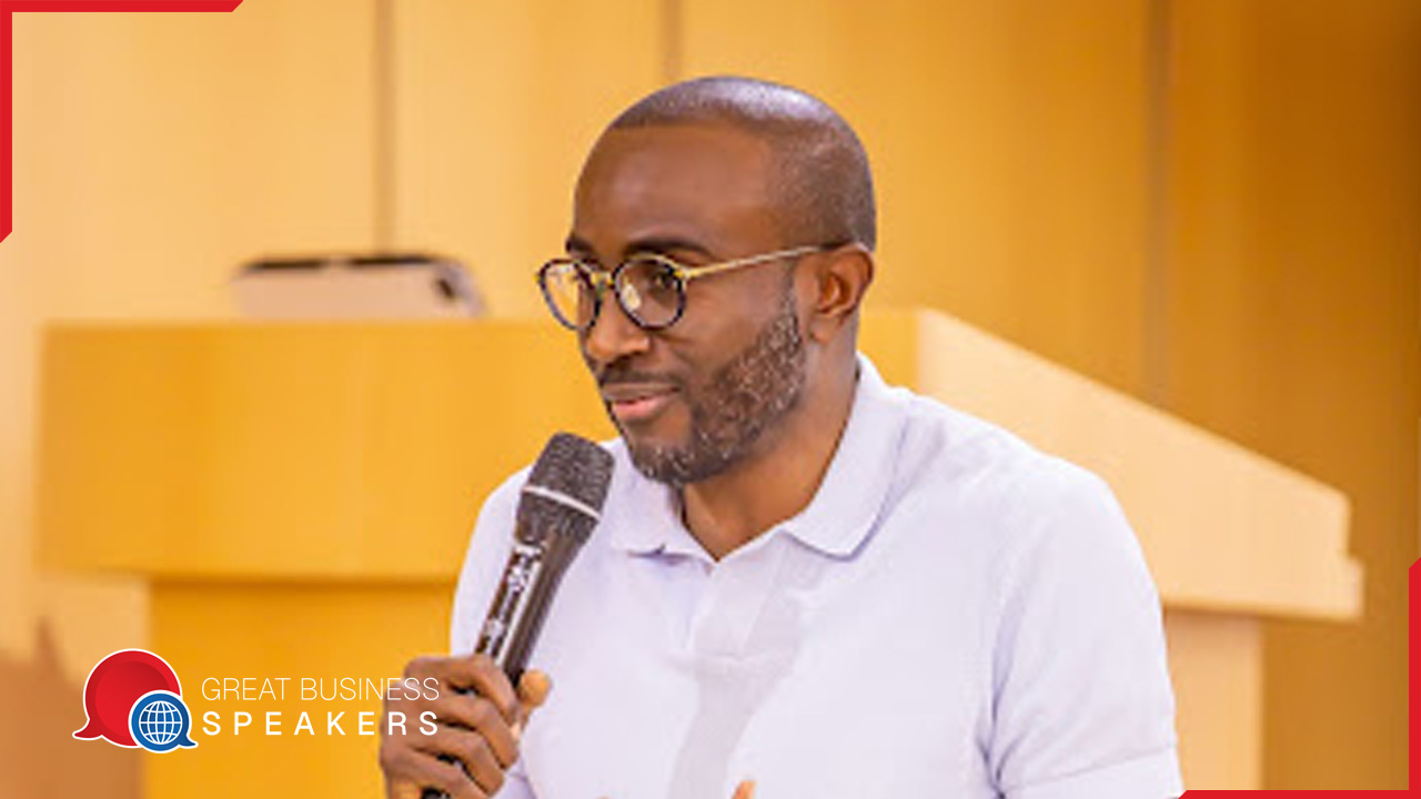 Uche Ezichi hire managment consultant speaker book at agent Great Business Speakers.