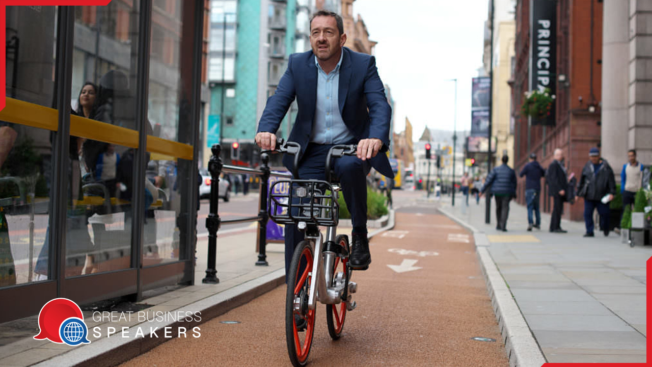 Chris Boardman MBE hire high performance speaker book at agent Great Business Speakers