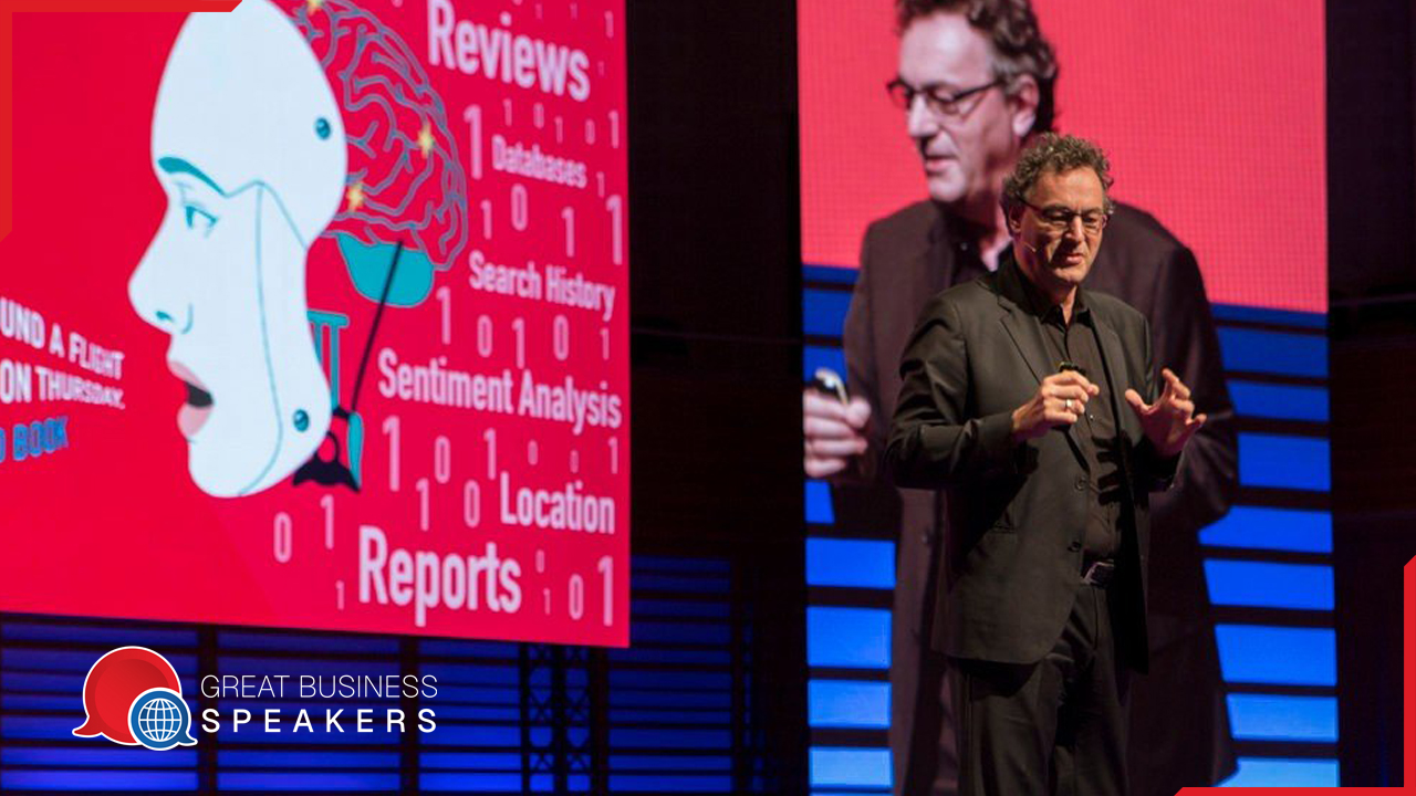 Gerd Leonhard hire change management speaker book at agent Great Business Speakers.