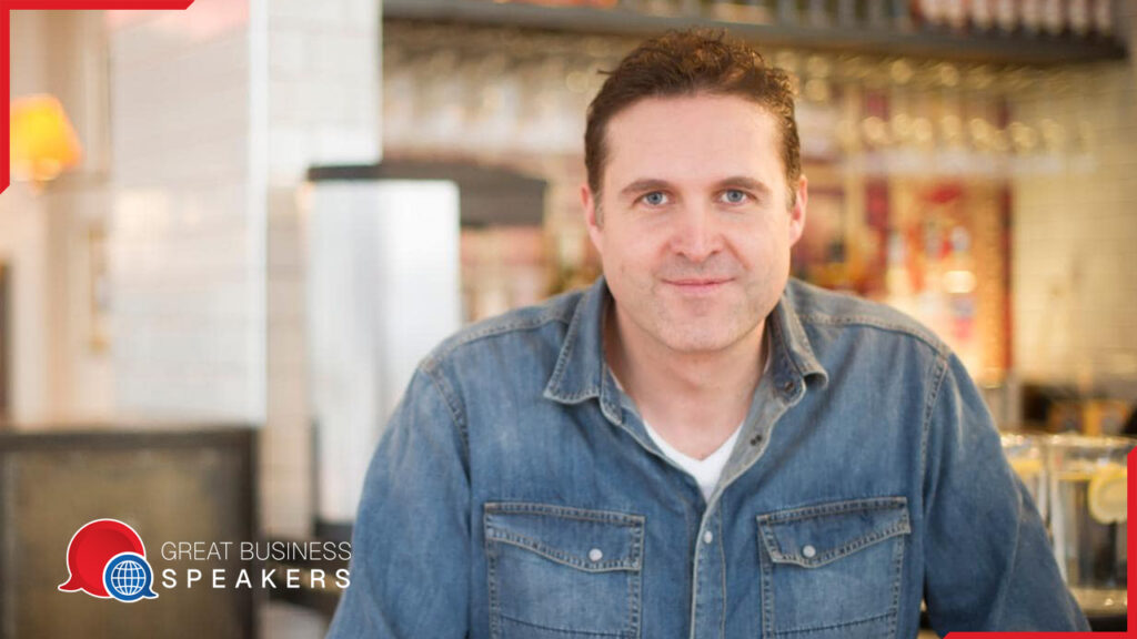 John Vincent MBE hire CEO of the natural food chain LEON speaker book at agent Great Business Speakers