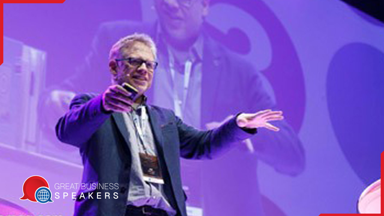 Jon Burkhart hire keynote speaker book at agent Great Business Speakers