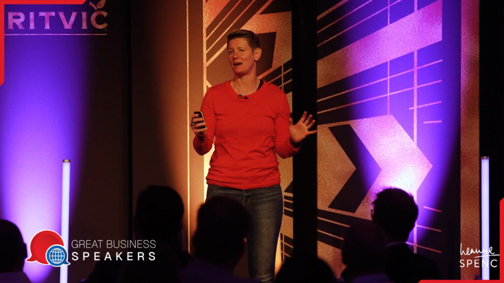 Leanne Spencer hire keynote speaker book at agent Great Business Speakers.