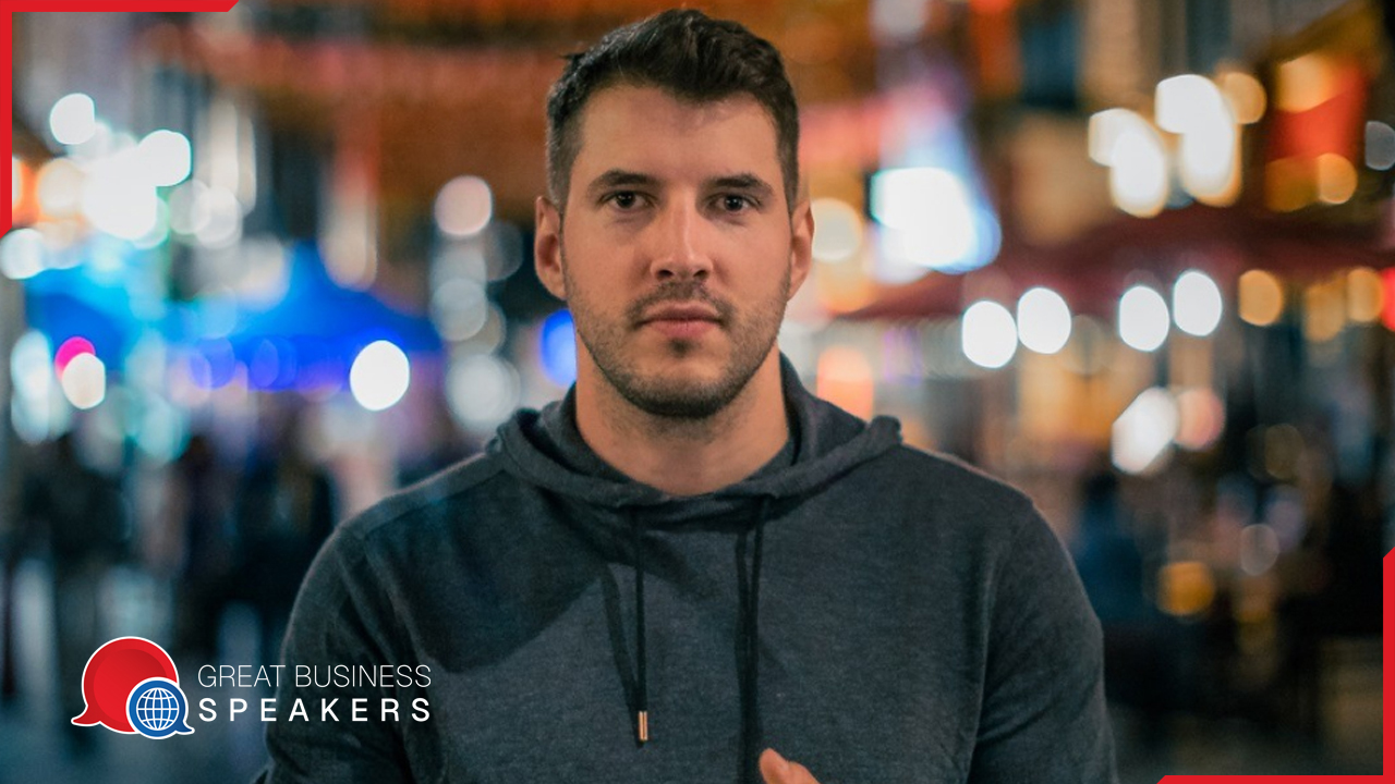 Mark Kovic hire singer- songwriter and producer speaker book at agent Great Business Speakers.