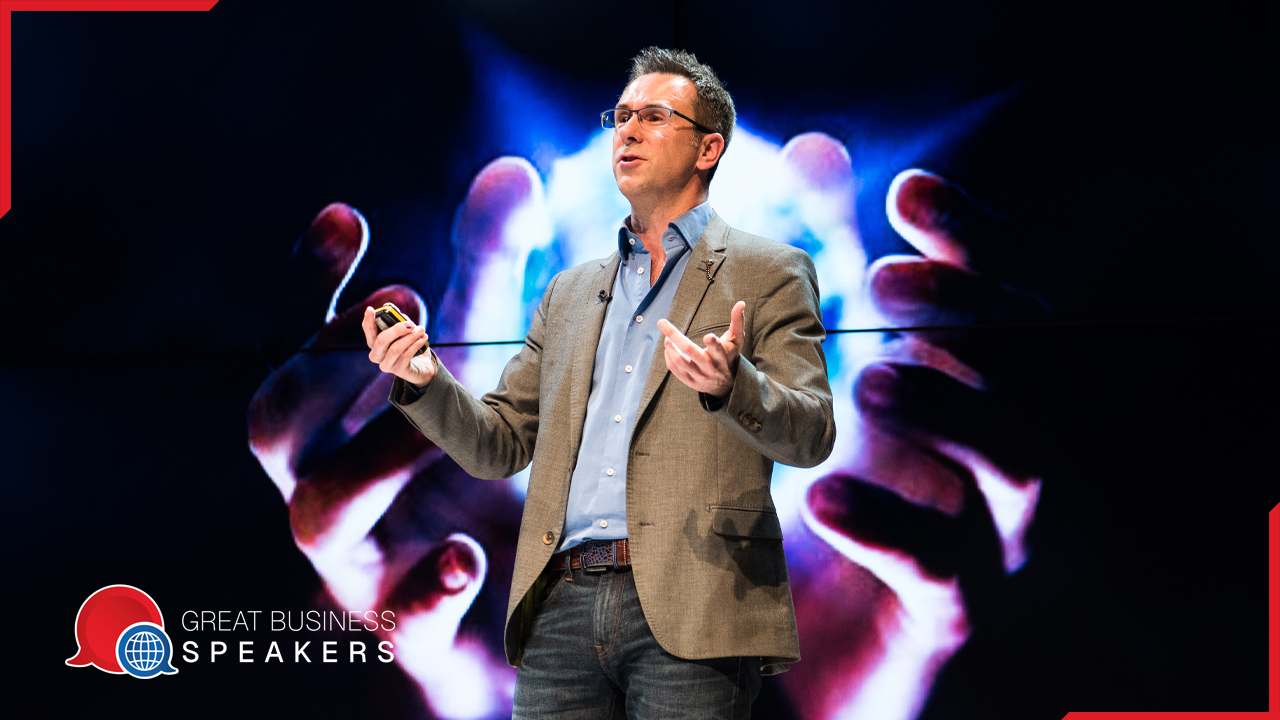 Spencer Kelly hire broadcaster speaker book at agent Great Business Speakers.