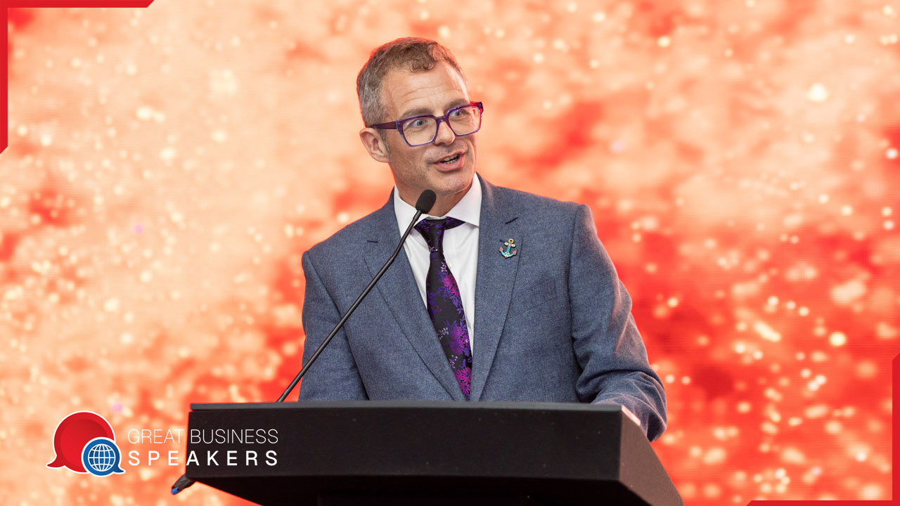Ian Hawkins hire business speaker book at agent Great Business Speakers