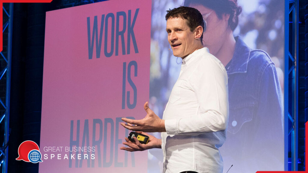 Bruce-Daisley-Positive work environment hire-keynote-speaker-book-at-agent-Great-Business-Speakers