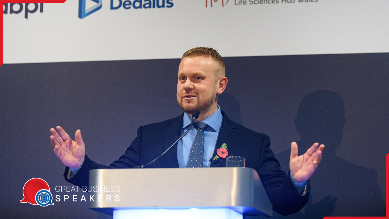 Rob Osborne hire broadcaster speaker book at agent Great Business Speakers