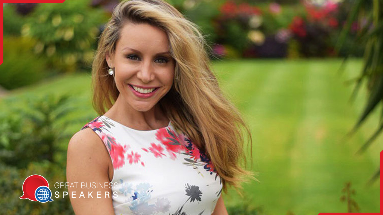 Katie Pilbeam hire presenter speaker book at agent Great Business Speakers.