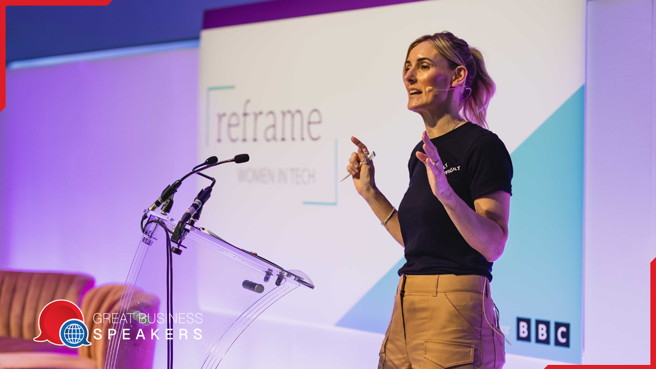 Beckie Taylor hire keynote speaker book at agent Great Business Speakers