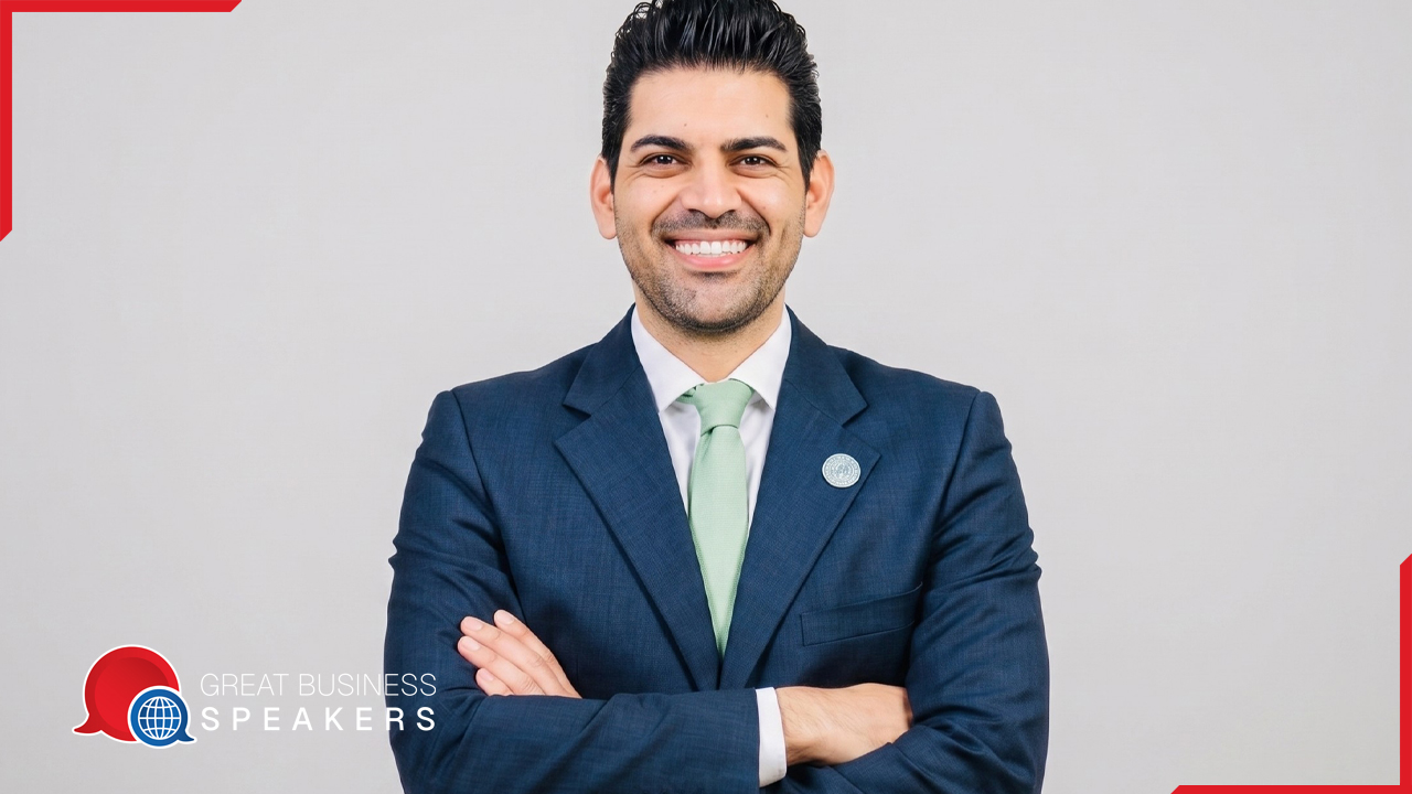 Yasin Kasirga hire keynote speaker book at agent Great Business Speakers